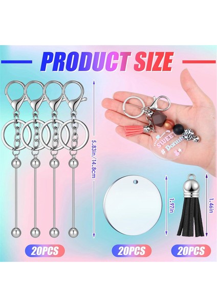 Anahtarlık Çubukları Boşluklar Boncuk Anahtarlık Çubuğu Metal Boncuklu Anahtarlıklar (Yurt Dışından) fiyatları