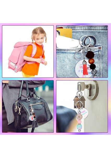 Anahtarlık Çubukları Boşluklar Boncuk Anahtarlık Çubuğu Metal Boncuklu Anahtarlıklar (Yurt Dışından) fırsatları