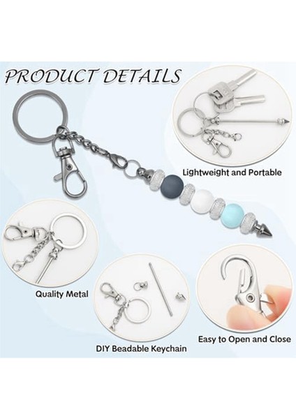 12 Adet Toplu Boncuklu Anahtarlıklar, Kendin Yap Takılar Için Kendin Yap Anahtarlık Malzemeleri (Yurt Dışından) fiyatları