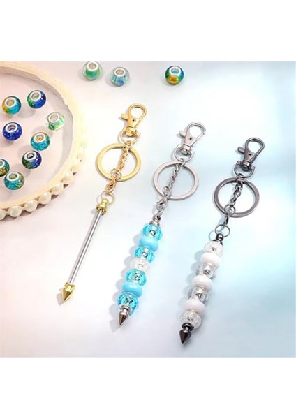 12 Adet Toplu Boncuklu Anahtarlıklar, Kendin Yap Takılar Için Kendin Yap Anahtarlık Malzemeleri (Yurt Dışından) indirimleri