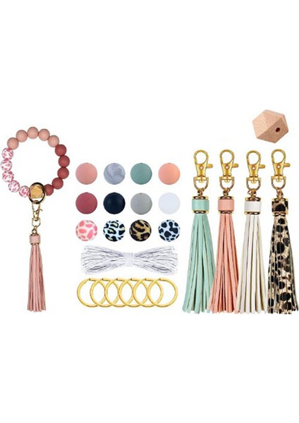 Anahtarlık Yapımı Için 100 Adet Boncuk, Bileklik Askıları Için 15MM Boncuk Seti (Yurt Dışından) indirimleri