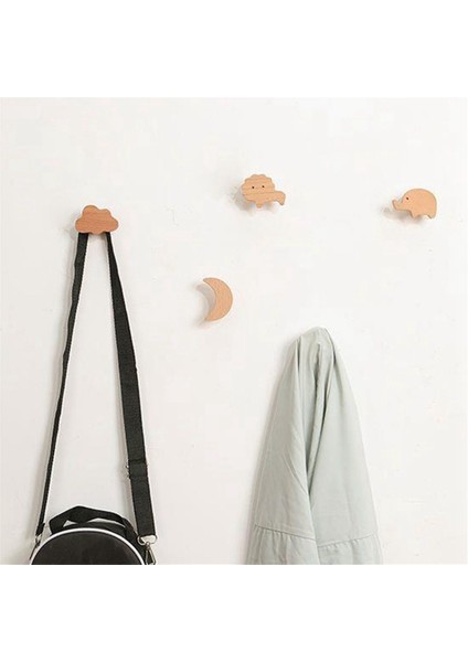 Nordic Masif Ahşap Duvar Kancası Ücretsiz Delikli Veranda E (Yurt Dışından) fırsatları