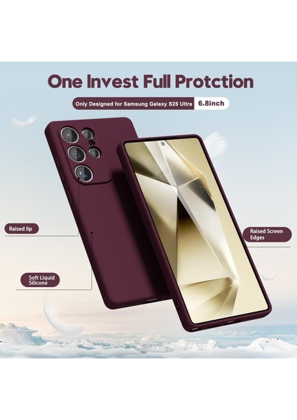 Samsung Galalaxy S25 Ultra Kılıf Lansman Kamera Korumalı İçi Kadife Yumuşak Renkli Silikon Mat Hisli Süet Liquid fiyatları