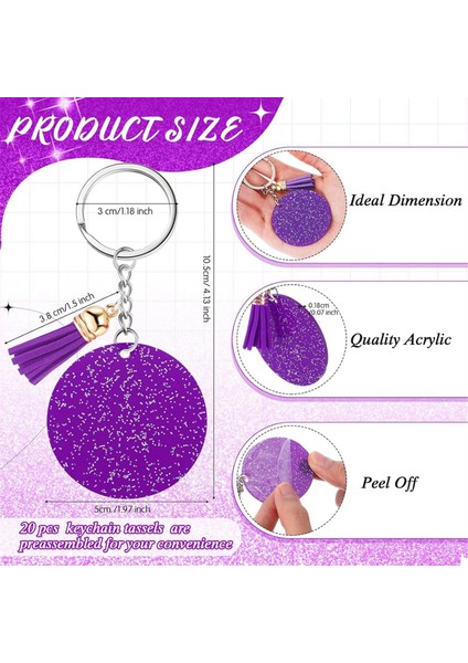 Akrilik Anahtarlık Boş Anahtarlıklı Dıy Anahtarlık Püskül Gül (Yurt Dışından) indirimleri