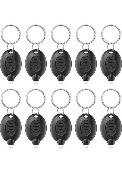 10 Paket LED Anahtarlık El Feneri Mini LED Anahtarlık Işığı (Yurt Dışından)