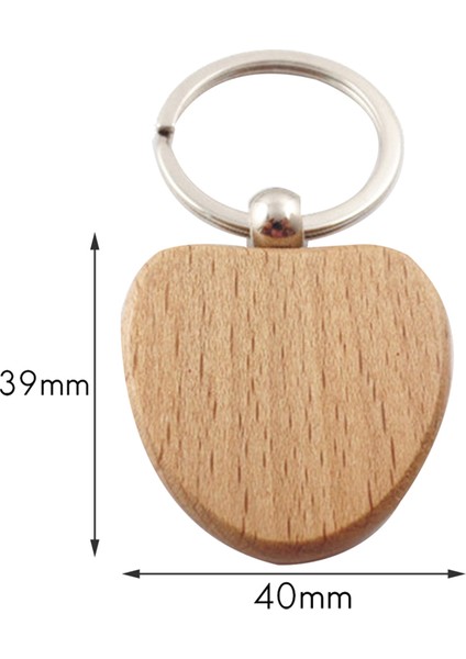 50 Adet Boş Ahşap Kalp Şeklinde Anahtarlık Kendin Yap Ahşap Anahtarlık Etiketi (Yurt Dışından) modelleri