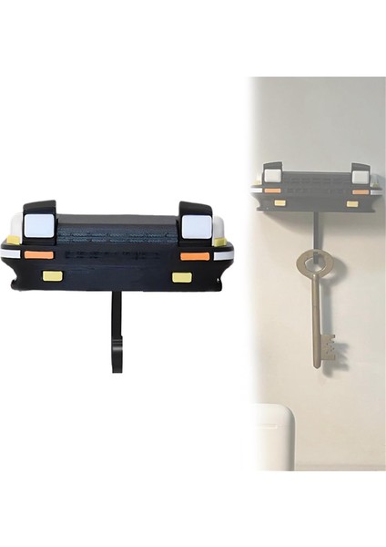 Araba Anahtarlık Kancası, Retro Araba Anahtarlığı, Anahtarlık Duvar Montajı, Kırmızı (Yurt Dışından) modelleri