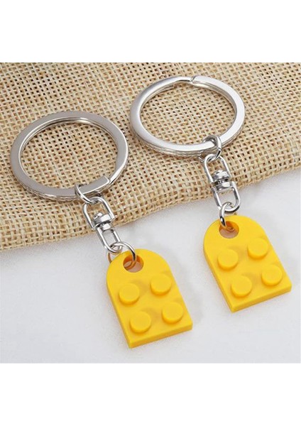 F-Brick Çift Kalp Anahtarlık Sevgililer Günü Arkadaşlar Için Hediyeler (Yurt Dışından)