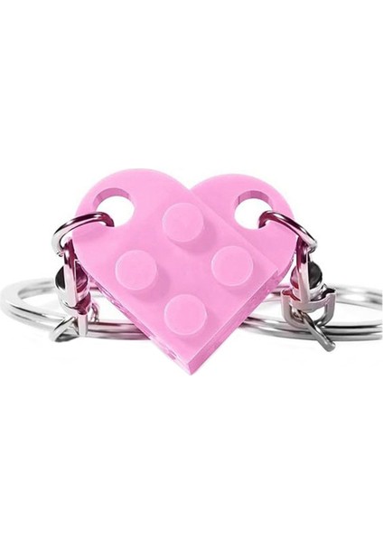 F-Brick Çift Kalp Anahtarlık Sevgililer Günü Arkadaşlar Için Hediyeler (Yurt Dışından) modelleri