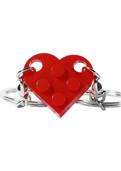 F-Brick Çift Kalp Anahtarlık Sevgililer Günü Arkadaşlar Için Hediyeler (Yurt Dışından) fırsatları
