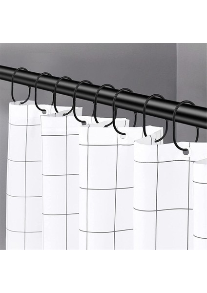 Duş Perdesi Kanca Halkaları Paslanmaz, Düşmeye Karşı Dayanıklı Pürüzsüz Duş Halkaları (Yurt Dışından) fırsatları