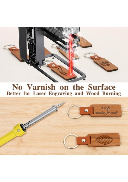 Ahşap Anahtarlık Boşlukları, Kişiselleştirilmiş Anahtarlık, Anahtarlıklı Kolye (Yurt Dışından) fırsatları