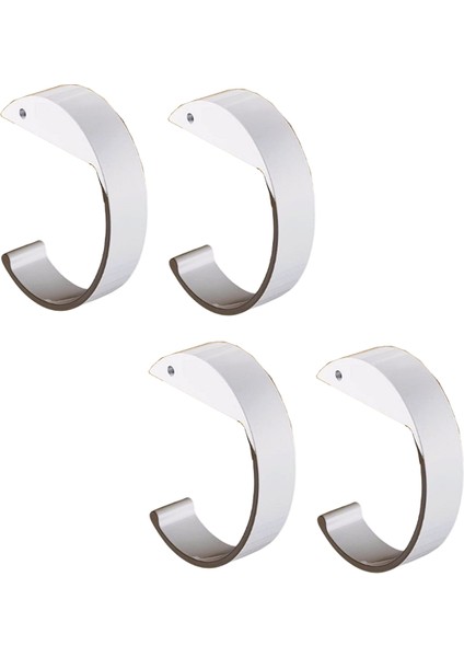 Yuvarlak Delinmemiş Torba Kancası Masa Yan Çanta Askısı Çıkarılabilir B (Yurt Dışından)