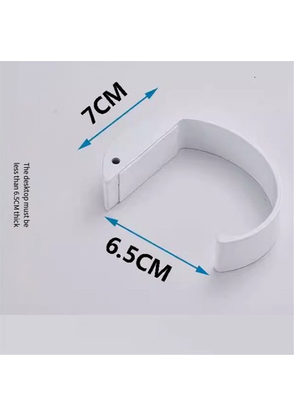 Yuvarlak Delinmemiş Torba Kancası Masa Yan Çanta Askısı Çıkarılabilir B (Yurt Dışından) fiyatları