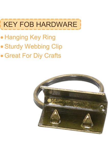 20 Adet Anahtarlık Halkalı Anahtarlık Donanımı Çanta Dokuması Için, Bronz (Yurt Dışından) indirimleri