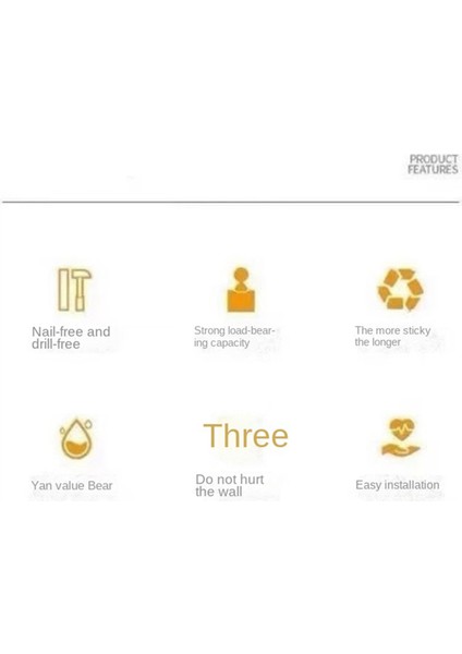 Çivi Yok Güçlü Iz Bırakmayan Şeffaf Boynuz Kancası Delme Kancası Yok (Yurt Dışından) modelleri