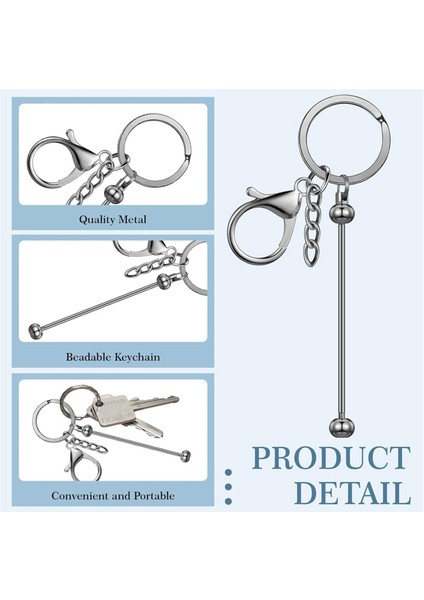 12 Adet Boncuklu Anahtarlık Çubukları Boncuklu Boş Anahtarlık Boncuklu Anahtarlık (Yurt Dışından) fırsatları