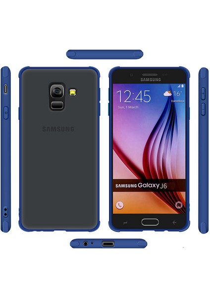 Galaxy J6 Uyumlu Kılıf Ince Yumuşak Airbag Tasarımlı Struga Odyo Silikon Kapak