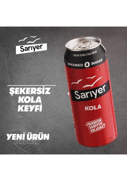 Kola Şekersiz 330 ml 24 Adet