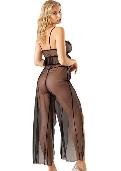 Aria's Closet Askılı Yırtmaçlı File Takım 4255 fiyatları