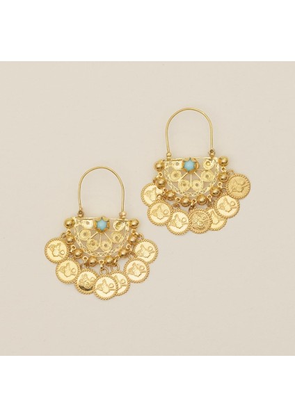 Mardin Otantik Altın Küpe