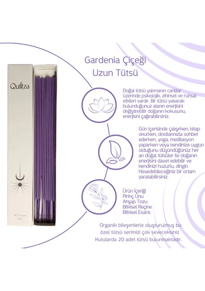 Gardenya Bahçesi Uzun Tütsü 20LI Paket