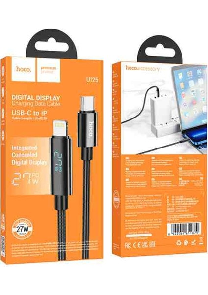 Cable Type-C To Lightning “U125 Benefit” Pd 27W Fast Charge