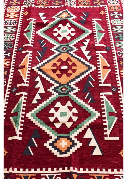 Şark Köşesi Halısı Modelleri Otantik Kilim Anadolu Bordo fiyatları