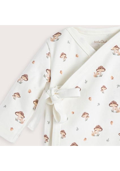 Woodland Kruvaze Baskılı Body Ekru fiyatları