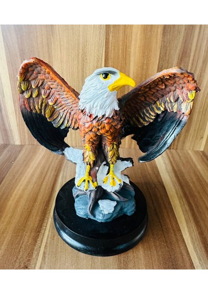 El Yapımı Kartal Hediyelik Biblo Özel Tasarım Dekorasyon Ürünü
