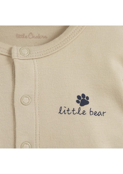 Cool Bear Patikli Tulum Şapka Set Bej fiyatları