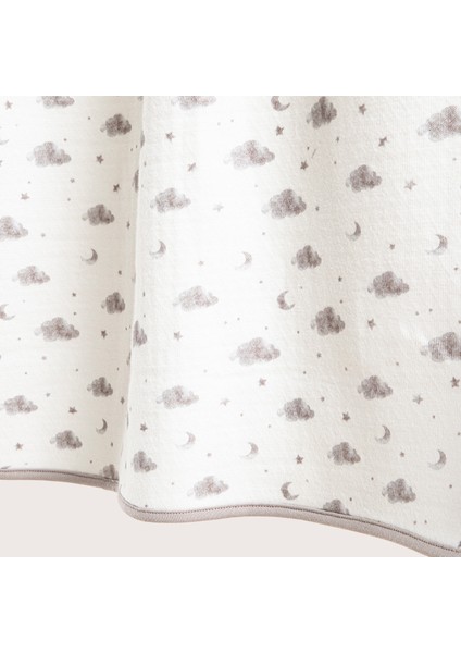 Dream Cloud Çift Taraflı Battaniye 80X80CM Ekru/gri fiyatları