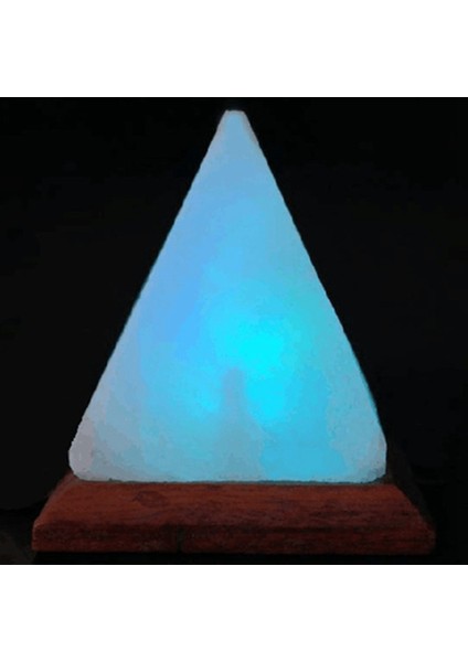 Himalayalar Kristal Tuz Lambası USB LED Piramit Tuz Kristal Lamba Kristal Dekoratif Lamba Atmosfer Atmosfer Lambası (Yurt Dışından)