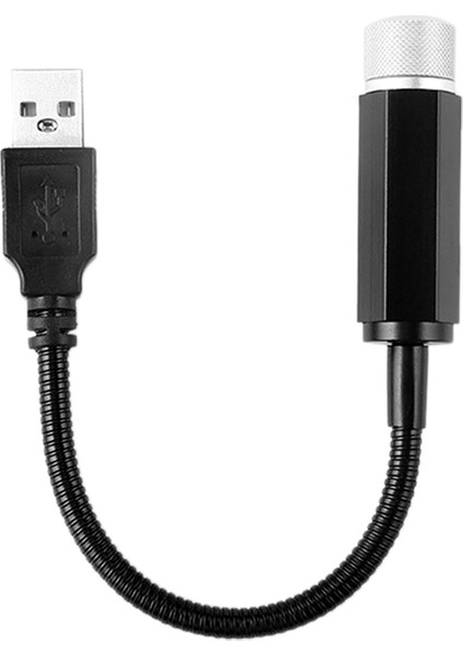 Araba USB Yıldız Tavan Lambası Araba Tavan Lambası USB Gece Lambası Romantik Atmosfer Dekorasyon Lambası (Yurt Dışından)