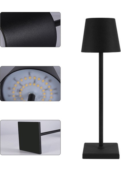 2 Paket Masa Lambası, Taşınabilir LED Masa Lambası, 5000MAH Pil, Restoran/yatak Odası/lar/açık Hava Partisi/kamp Için (Yurt Dışından)