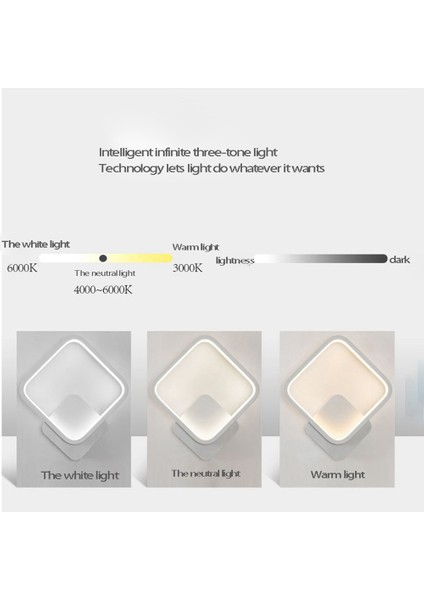 Modern Duvar Aplik Kısılabilir LED Duvar Aplik 15 W Duvar Aydınlatma Armatürleri Yatak Odası Başucu Koridor Kapalı Kapı A (Yurt Dışından)