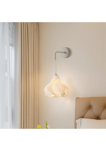 Duvar Lambaları Modern Duvar Aplik Iskandinav Tarzı Aplik Yatak Odası Başucu Aydınlatma Lambası Iç Mekan LED Duvar Aydınlatması (Yurt Dışından)