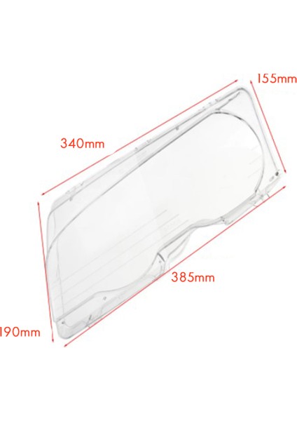 63126924046 Sol Araba Far Temizle Ayna Far Temizle Kapak Temizle Pc Aydınlatma Koruması Bmw E46 325 330 02-05 (Yurt Dışından) modelleri