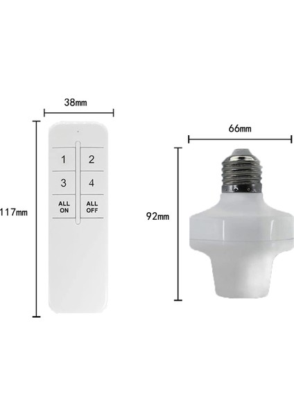 Uzaktan Kumanda Işık Soketi E27 Ampul Soket Adaptörü Zigbee Akıllı Lamba Tutucu Wıfı Akıllı Sesli Işık Soketi (Yurt Dışından)