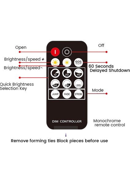 Rf Uzaktan Kumanda LED Dimmer DC5V-24V Parlaklık Ayarı 14-Key Kısılabilir Konnektör Anahtarı LED Şerit Işığı Için (Yurt Dışından)