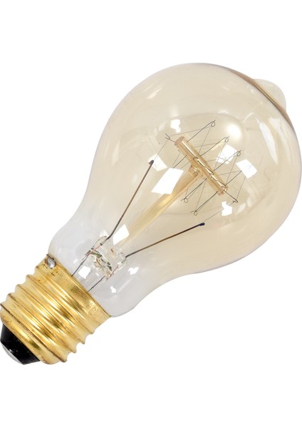 E27 40W Vintage Retro Filament Edison Tungsten Ampul Antik Stil Lamba LED (A19) (Yurt Dışından)