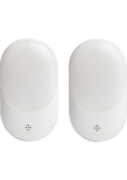 2 Adet LED Sensörlü Işık Plug-In Gece Sıcak Beyaz Çocuklar Için Ev Yatak Odası Banyo Mutfak Koridor Merdiven (Ab Tak) (Yurt Dışından)