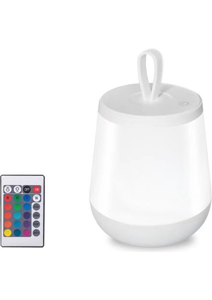 LED Gece Lambası Dokunmatik Lamba Başucu Lambası Çocuk Odası Için Uzaktan Kumandalı Kısılabilir Işık Rgb Renk Değiştiren (Yurt Dışından)