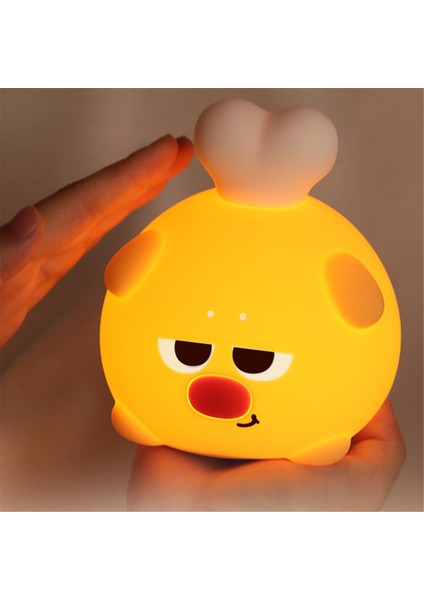 Nightlight Drumstick Köpeği, Yatak Odası Masa Atmosferi Lambası Dekorasyon Hediyesini Şarj Etmek Için Uyku Lambası ile Yaratıcılar (Yurt Dışından)