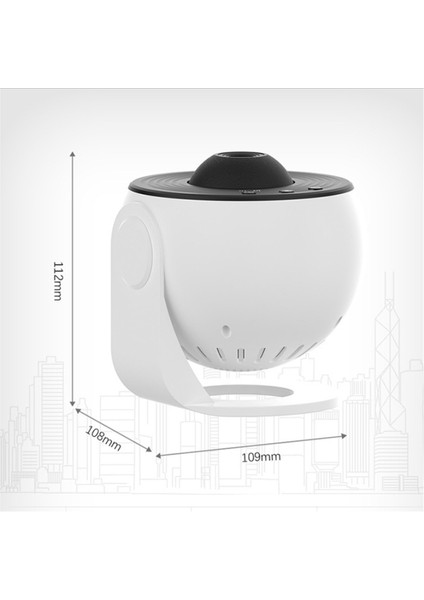 Galaxy Starry Projektör Lambası 360° Dönen Yıldızlı Gece Lambası Ayarlanabilir Projektif Lamba Yatak Odası, Ev, Partiler Için-A (Yurt Dışından)