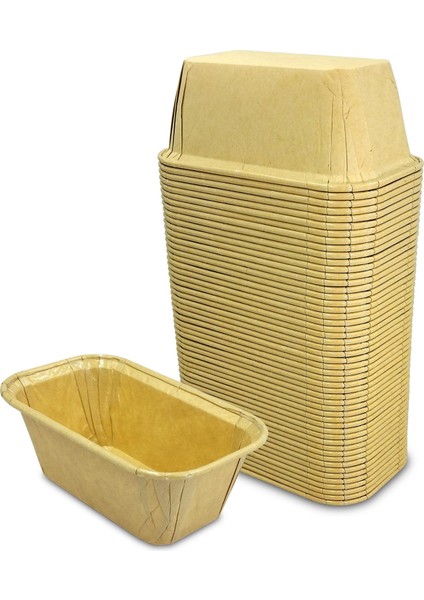 Muffin Kek Kapsülü Baton Kraft Ekler Boy 50LI x 5 Paket - K39