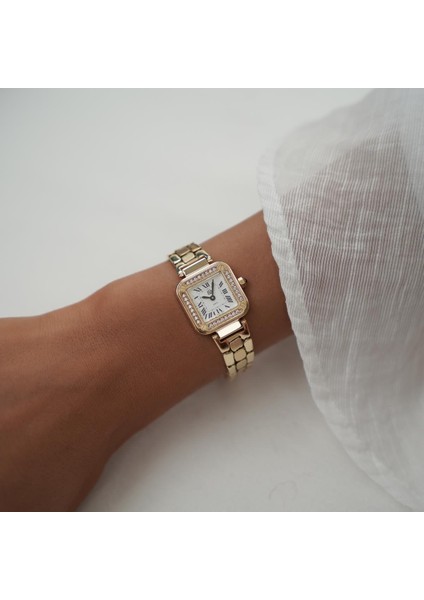 Jazibee Altın Kadın Saati