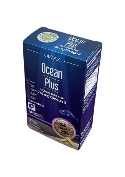 Ocean Plus 1200MG 30 Kapsül Saf Balık Yağı Omega 3