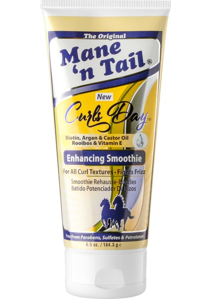 Manen Tail Curl Enhancing Bukle Belirginleştirici Elektriklenme Karşıtı Şekillendirici Bakım Kremi 184.3 Gr