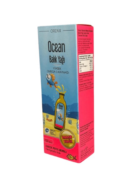 Ocean Omega-3 Karışık Meyveli 150ML Şurup fiyatları